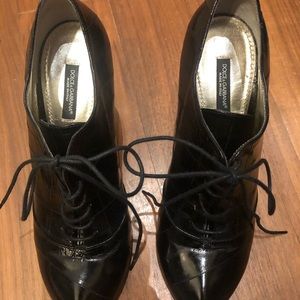 Dolce & Gabbana Exotic Lace up Booties
